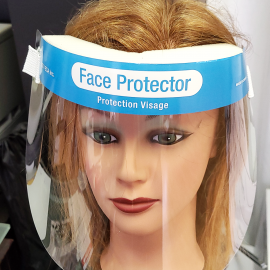 Visière de protection ajustable
